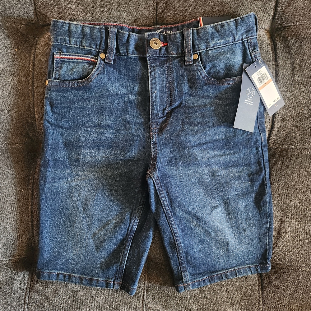 Tommy Hilfiger Blue Denim Boy Shorts Kid Size 12